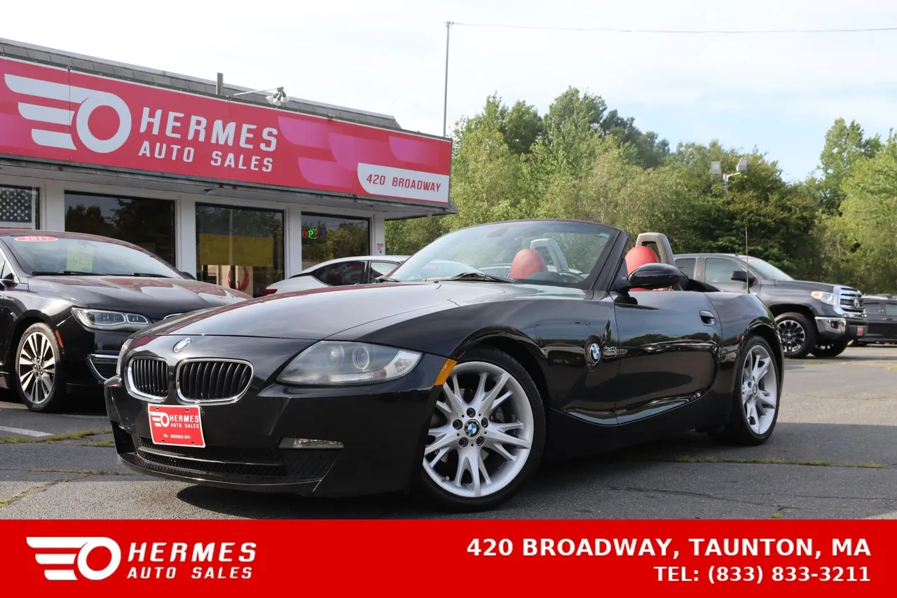 2008 BMW Z4 3.0i Roadster 2D in black — photo 1 of 26