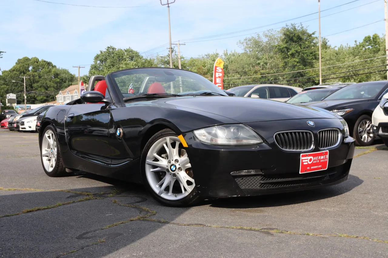 2008 BMW Z4 3.0i Roadster 2D in black — photo 3 of 26