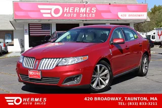 2009 Lincoln MKS Sedan 4D in red — used car for sale in Taunton, MA