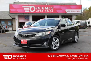 2012 Toyota Camry SE Sedan 4D in black — used car for sale in Taunton, MA
