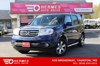 2013 Honda Pilot Touring Sport Utility 4D in blue — used car for sale in Taunton, MA