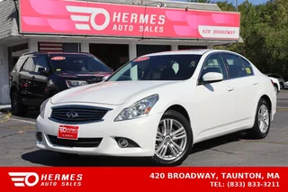 2013 Infiniti G G37X Sedan 4D in white — used car for sale in Taunton, MA