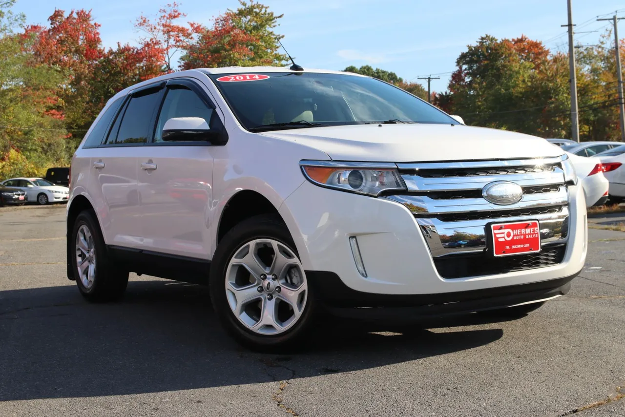 2014 Ford Edge SEL Sport Utility 4D in white — photo 3 of 39