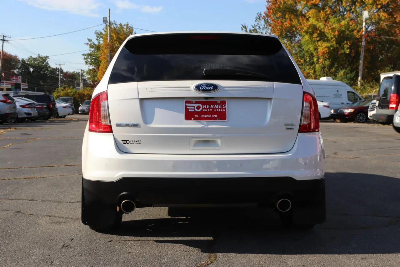2014 Ford Edge SEL Sport Utility 4D in white — photo 9 of 39