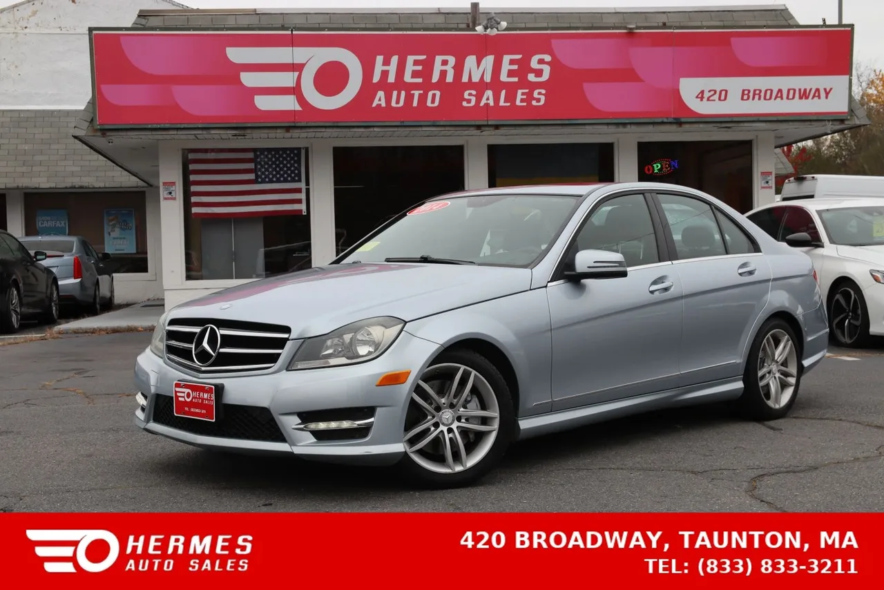 2014 Mercedes-Benz C-Class C 300 4MATIC Sport Sedan 4D in silver — photo 1 of 33
