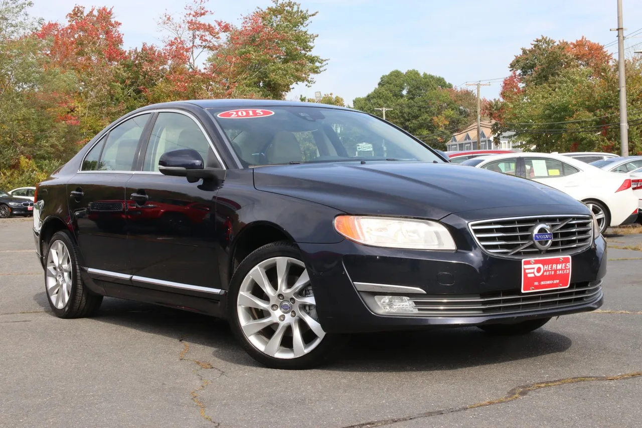 2015 Volvo S80 T6 Premier Sedan 4D (2015.5) in blue — photo 3 of 40