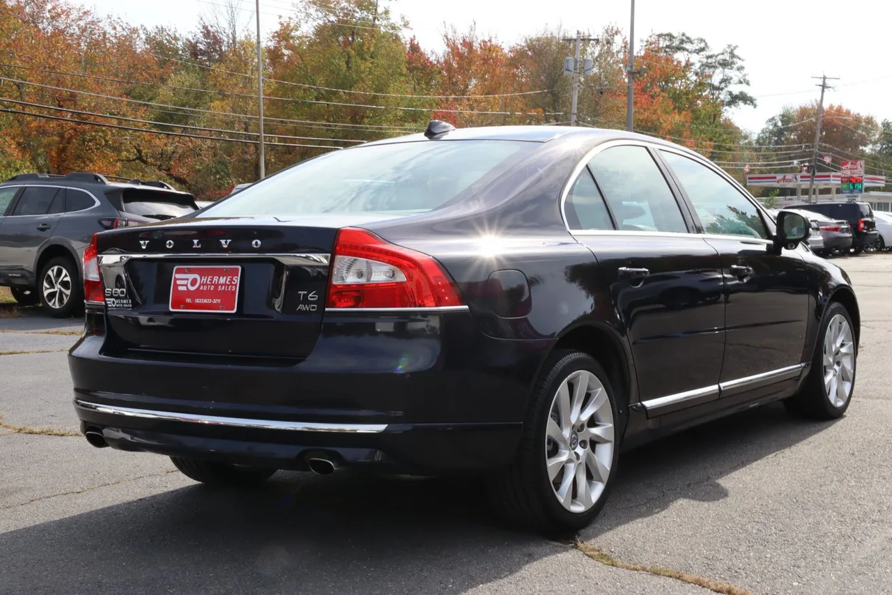 2015 Volvo S80 T6 Premier Sedan 4D (2015.5) in blue — photo 8 of 40