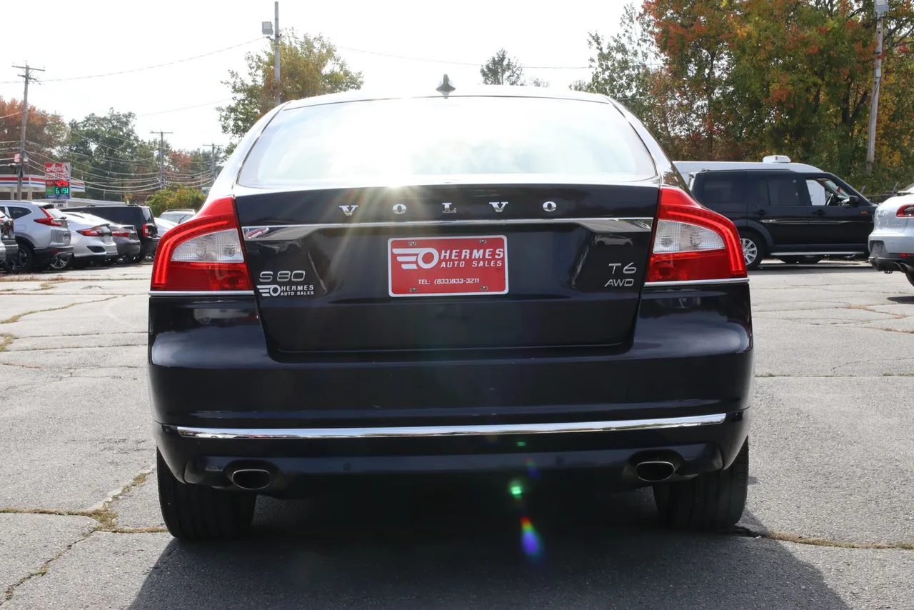 2015 Volvo S80 T6 Premier Sedan 4D (2015.5) in blue — photo 9 of 40