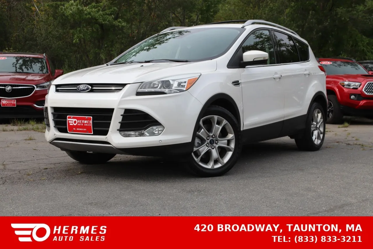 2016 Ford Escape Titanium Sport Utility 4D in white — photo 1 of 33