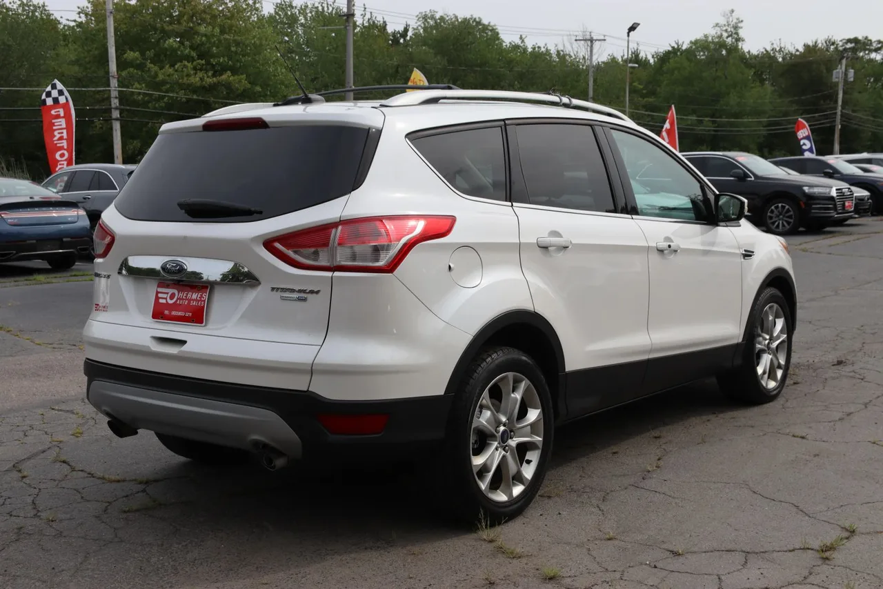 2016 Ford Escape Titanium Sport Utility 4D in white — photo 4 of 33