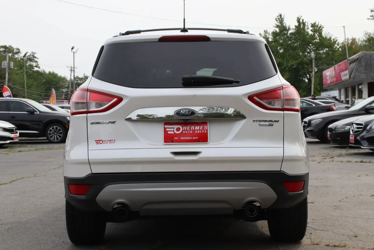 2016 Ford Escape Titanium Sport Utility 4D in white — photo 5 of 33