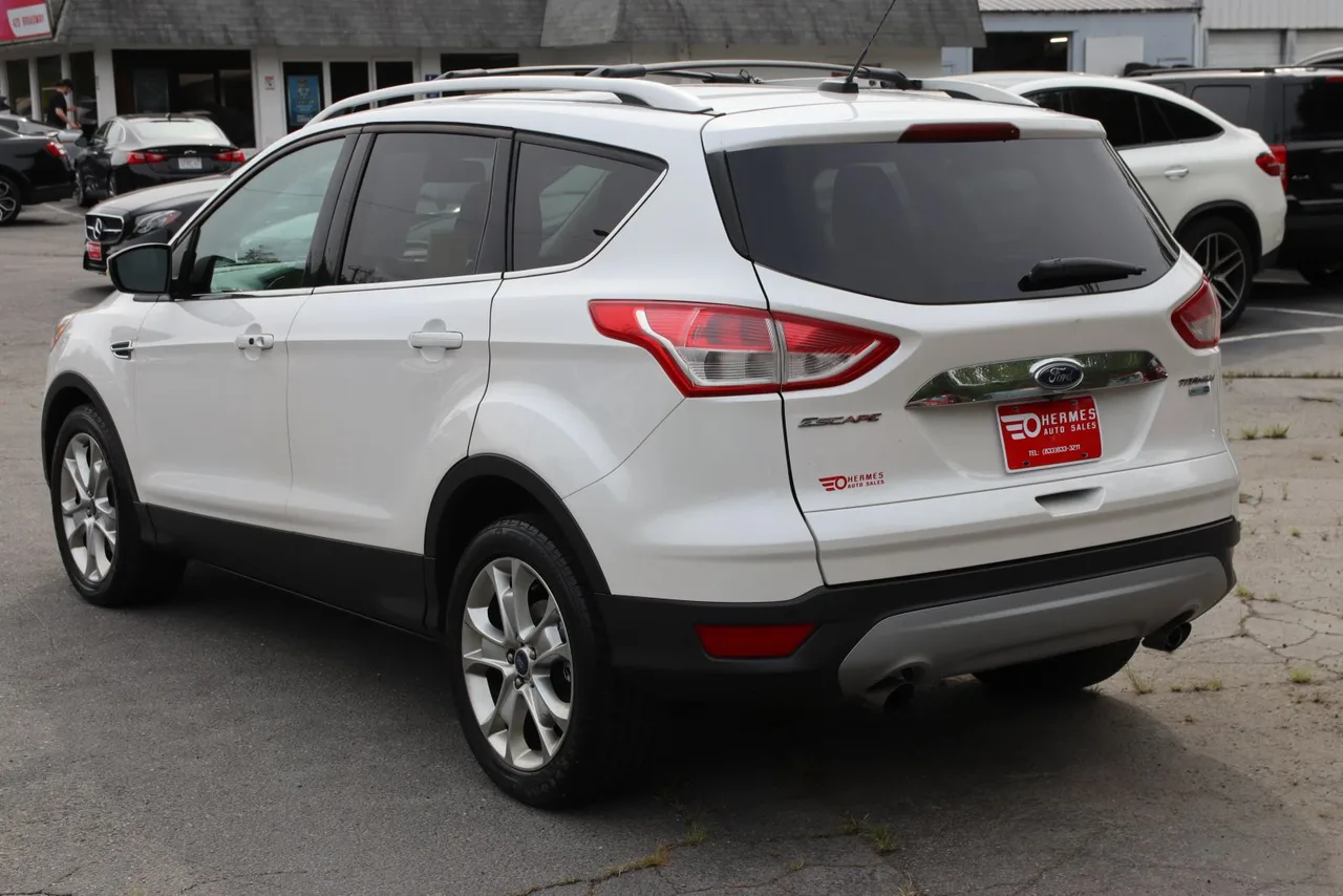 2016 Ford Escape Titanium Sport Utility 4D in white — photo 6 of 33