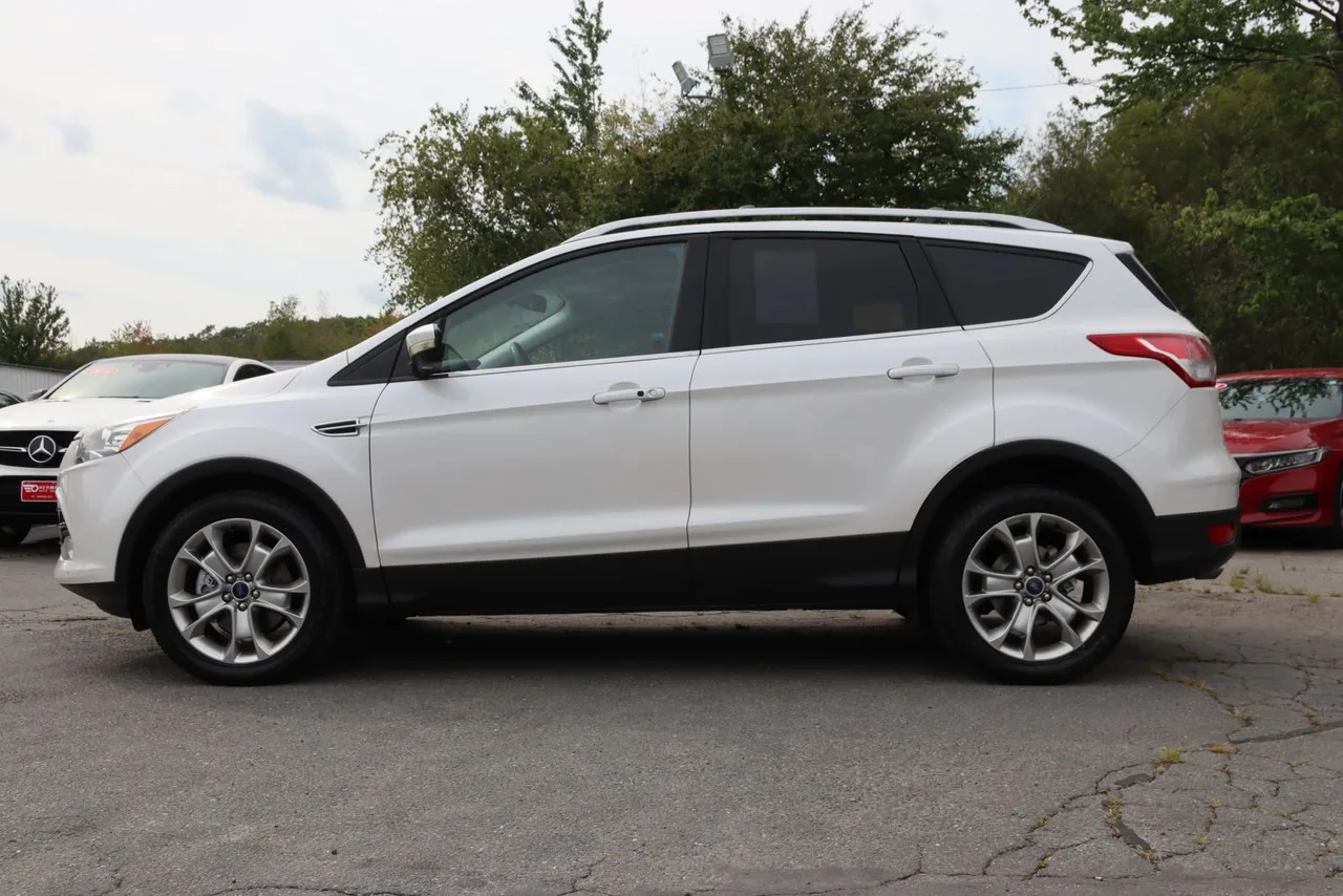 2016 Ford Escape Titanium Sport Utility 4D in white — photo 8 of 33