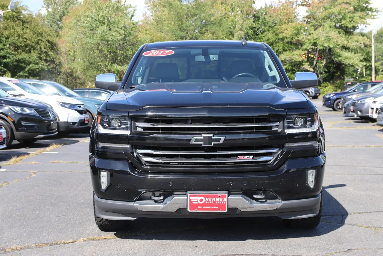 2017 Chevrolet Silverado 1500 Double Cab Z71 LTZ Pickup 4D 6 1/2 ft in black — photo 2 of 35