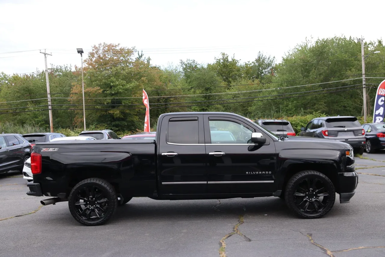 2017 Chevrolet Silverado 1500 Double Cab Z71 LTZ Pickup 4D 6 1/2 ft in black — photo 6 of 35