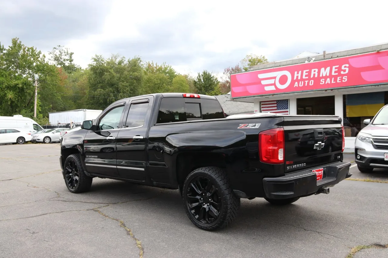 2017 Chevrolet Silverado 1500 Double Cab Z71 LTZ Pickup 4D 6 1/2 ft in black — photo 8 of 35