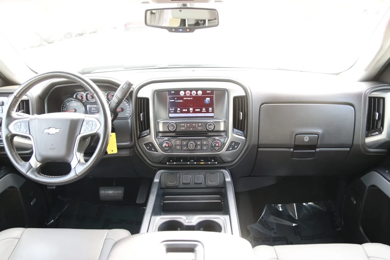 2017 Chevrolet Silverado 1500 Double Cab Z71 LTZ Pickup 4D 6 1/2 ft in black — photo 20 of 35