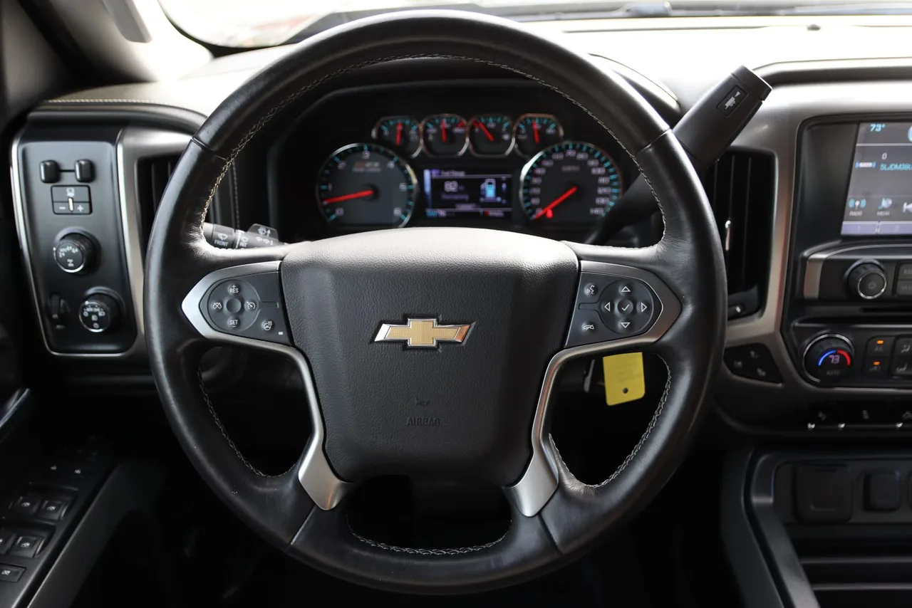 2017 Chevrolet Silverado 1500 Double Cab Z71 LTZ Pickup 4D 6 1/2 ft in black — photo 21 of 35