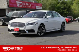 2017 Lincoln Continental Select Sedan 4D in white — used car for sale in Taunton, MA
