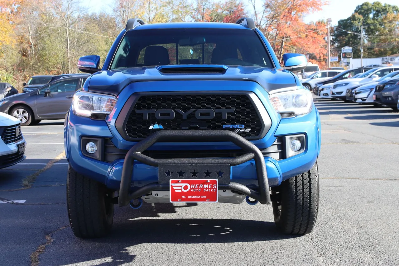 2017 Toyota Tacoma Double Cab TRD Sport Pickup 4D 5 ft in blue — photo 2 of 37