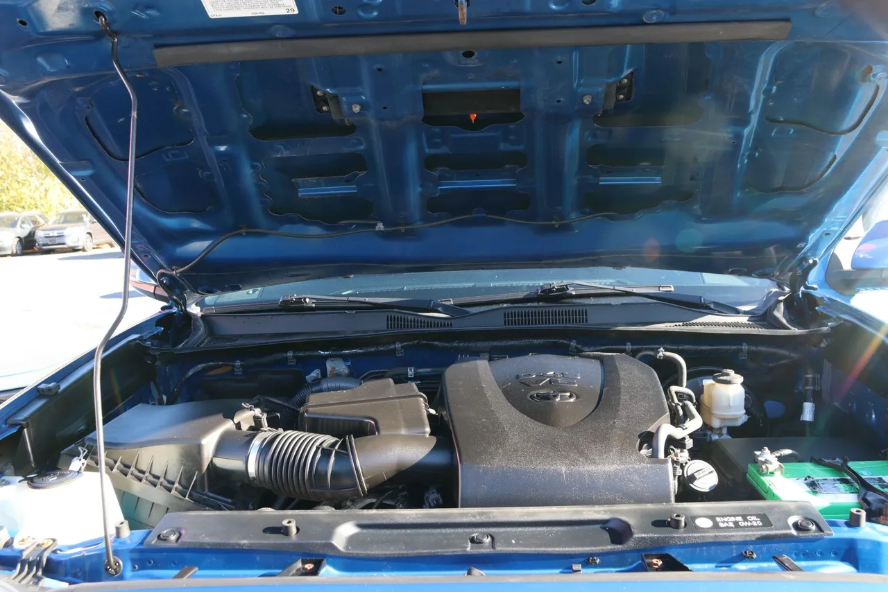 2017 Toyota Tacoma Double Cab TRD Sport Pickup 4D 5 ft in blue — photo 12 of 37