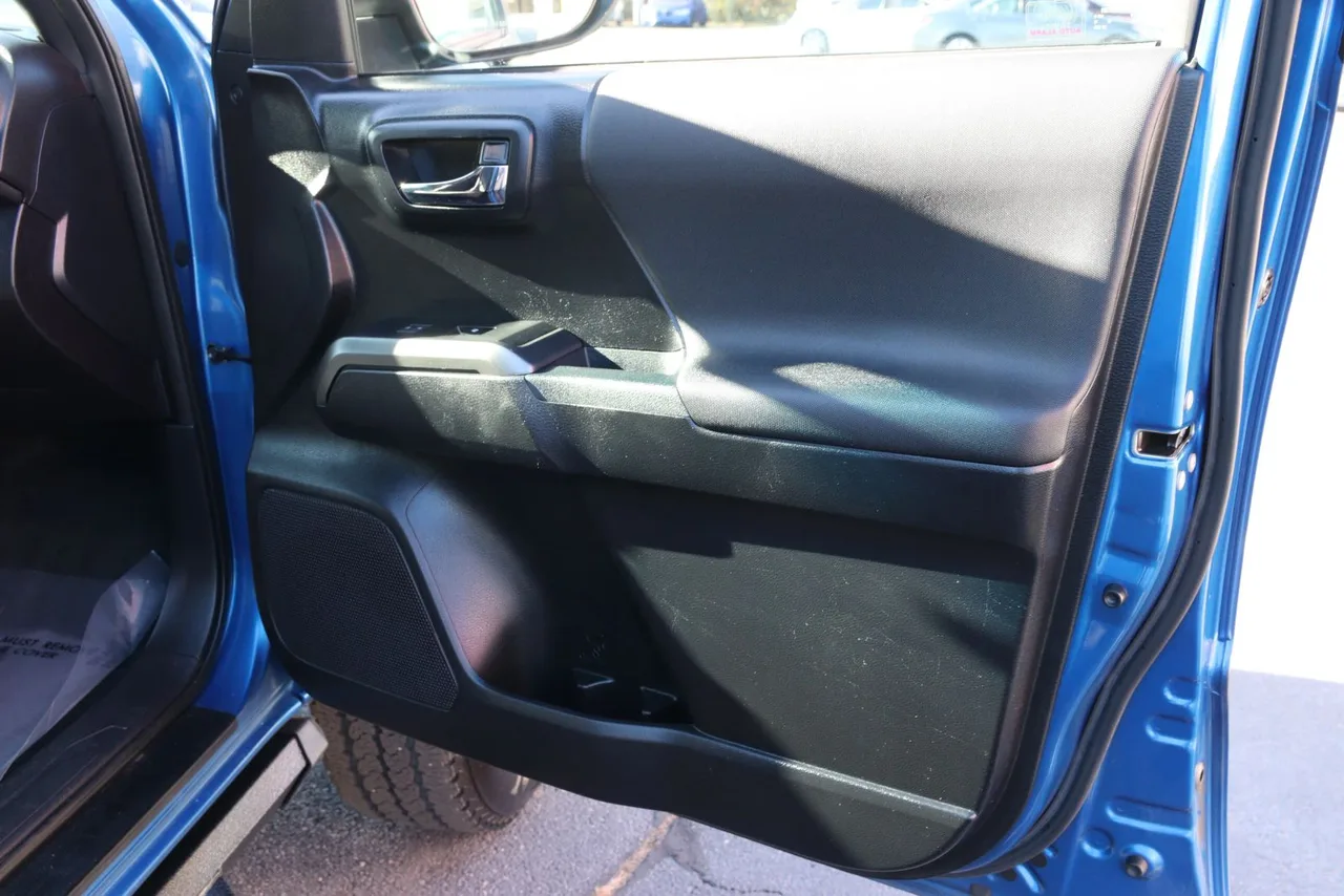 2017 Toyota Tacoma Double Cab TRD Sport Pickup 4D 5 ft in blue — photo 23 of 37