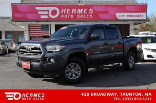 2017 Toyota Tacoma Double Cab SR5 Pickup 4D 5 ft in gray — used car for sale in Taunton, MA
