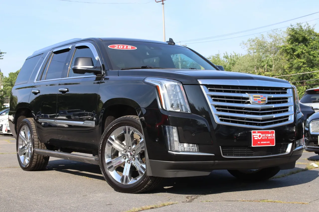 2018 Cadillac Escalade Platinum Sport Utility 4D in black — photo 2 of 36