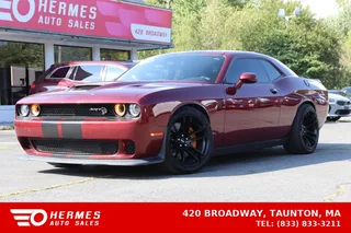 2018 Dodge Challenger SRT Hellcat Coupe 2D in burgundy — used car for sale in Taunton, MA