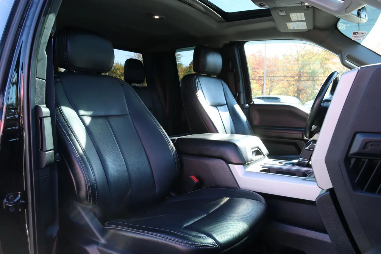 2018 Ford F150 Super Cab Lariat Pickup 4D 6 1/2 ft in black — photo 28 of 43