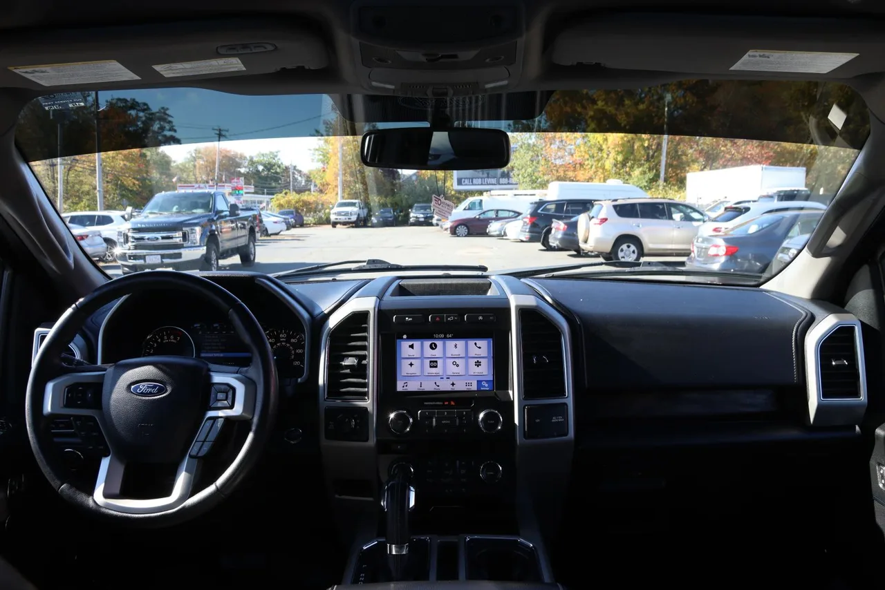 2018 Ford F150 Super Cab Lariat Pickup 4D 6 1/2 ft in black — photo 30 of 43