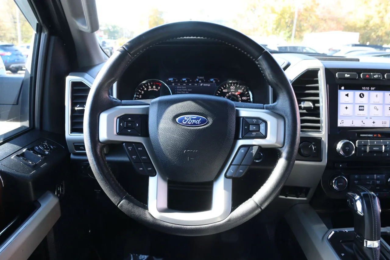 2018 Ford F150 Super Cab Lariat Pickup 4D 6 1/2 ft in black — photo 33 of 43
