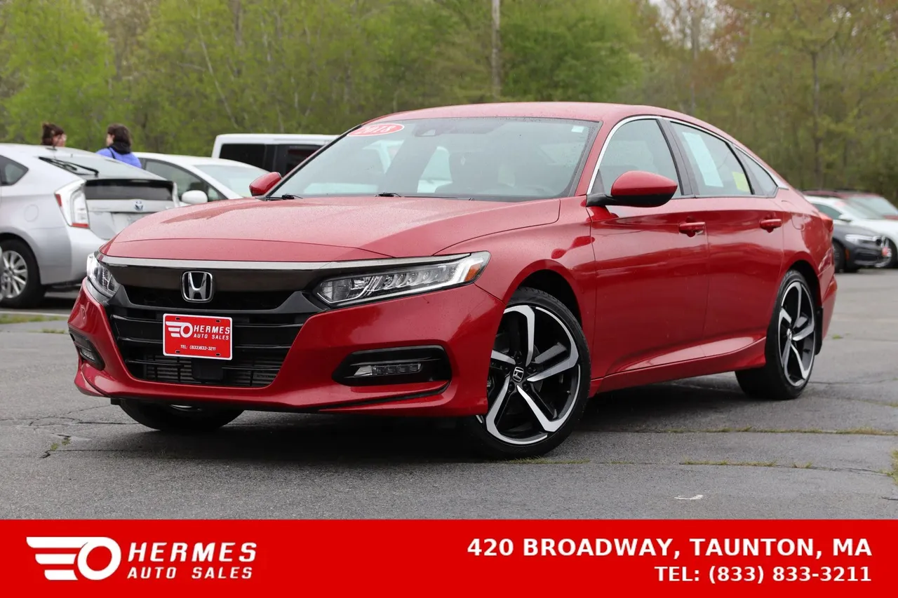 2018 Honda Accord Sport Sedan 4D in red — photo 1 of 28