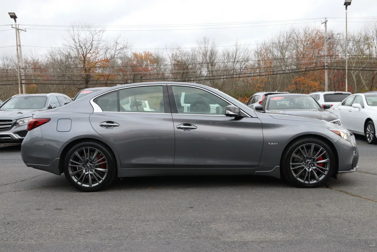 2018 Infiniti Q50 Red Sport 400 Sedan 4D in gray — photo 6 of 38