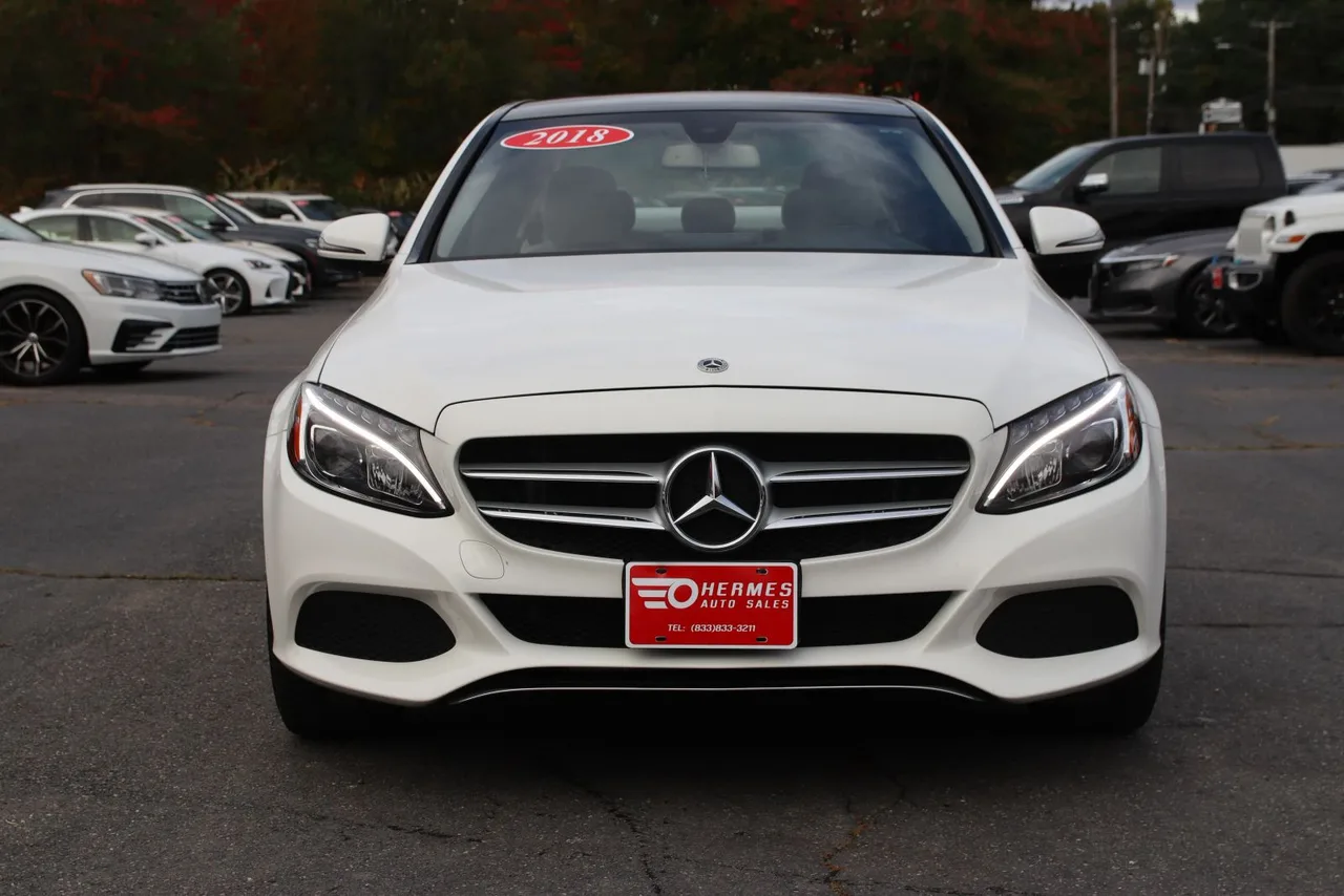 2018 Mercedes-Benz C-Class C 300 4MATIC Sedan 4D in white — photo 2 of 43