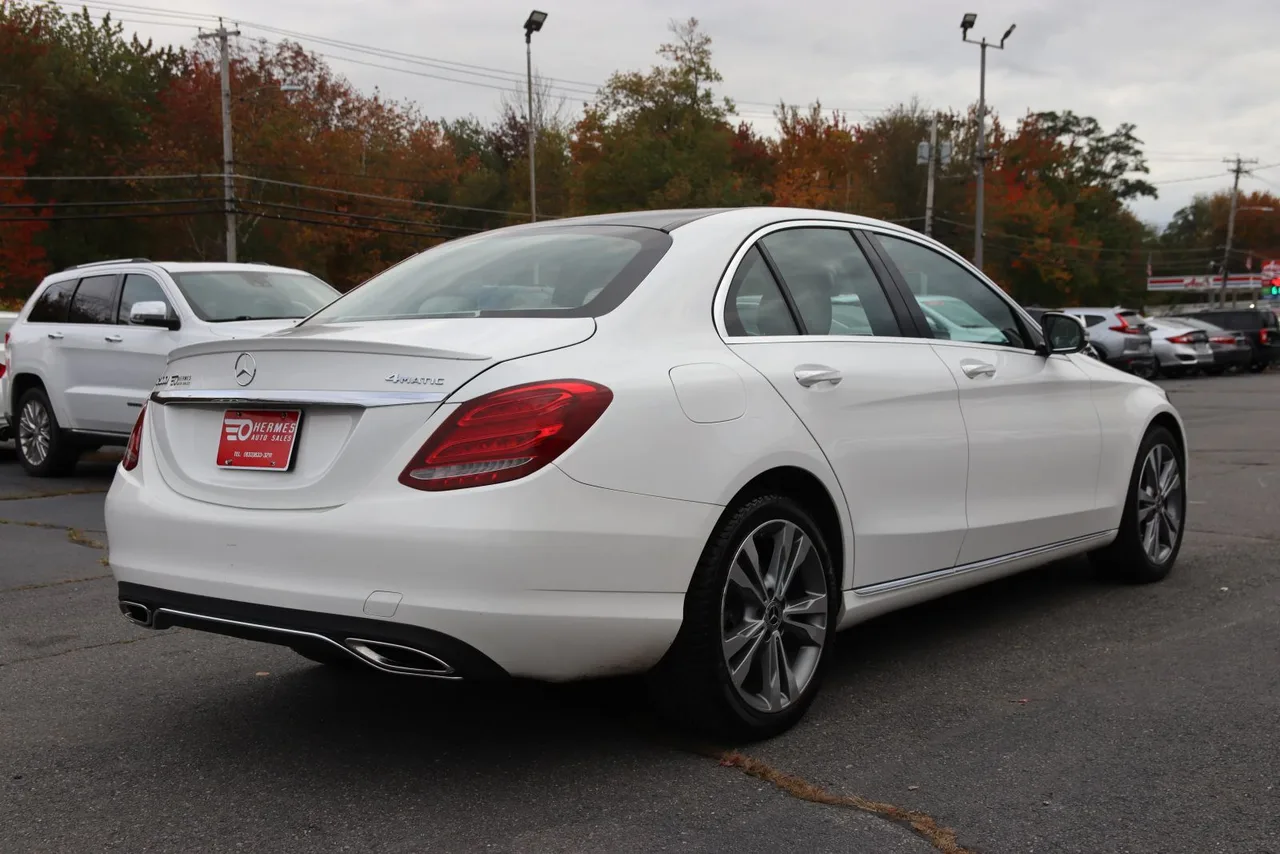 2018 Mercedes-Benz C-Class C 300 4MATIC Sedan 4D in white — photo 9 of 43