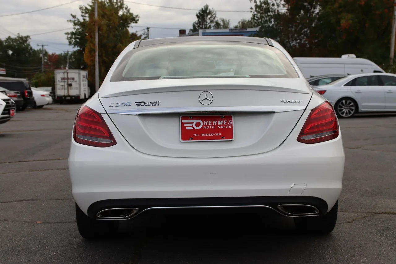 2018 Mercedes-Benz C-Class C 300 4MATIC Sedan 4D in white — photo 10 of 43
