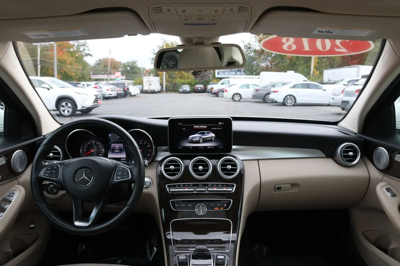2018 Mercedes-Benz C-Class C 300 4MATIC Sedan 4D in white — photo 30 of 43