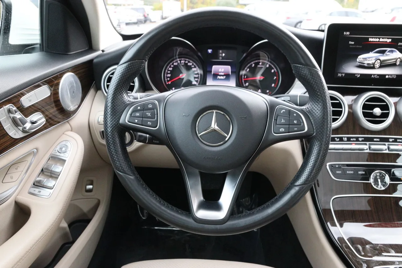 2018 Mercedes-Benz C-Class C 300 4MATIC Sedan 4D in white — photo 32 of 43