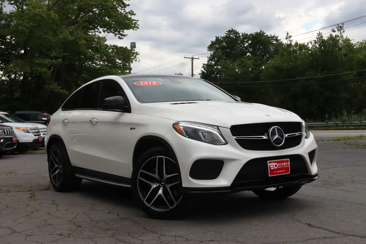 2018 Mercedes-Benz AMG GLE Coupe GLE 43 Sport Utility 4D in white — photo 9 of 25