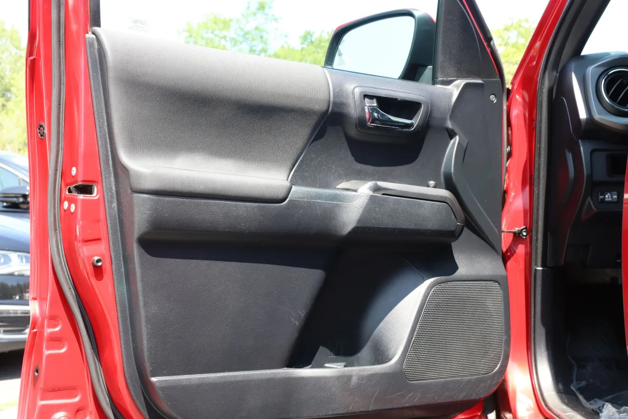 2018 Toyota Tacoma Double Cab TRD Sport Pickup 4D 5 ft in red — photo 14 of 36