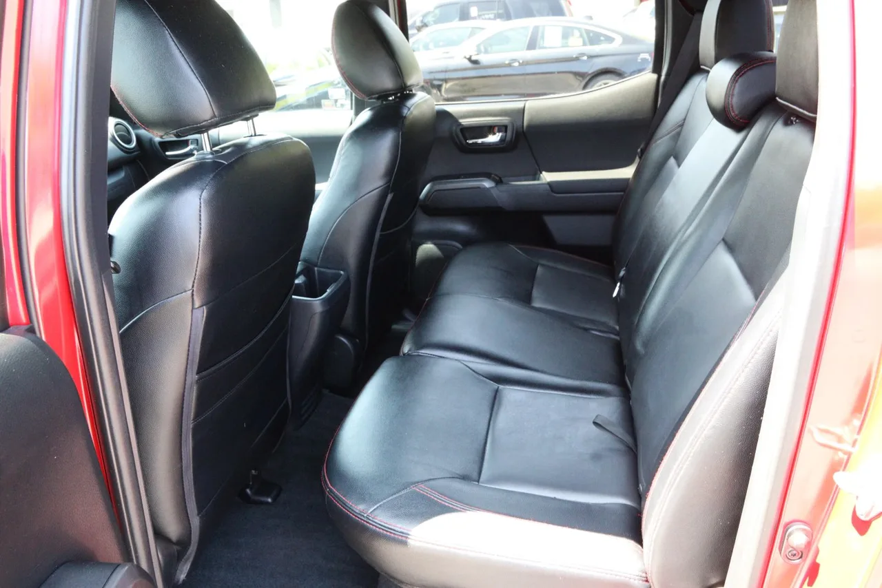 2018 Toyota Tacoma Double Cab TRD Sport Pickup 4D 5 ft in red — photo 21 of 36