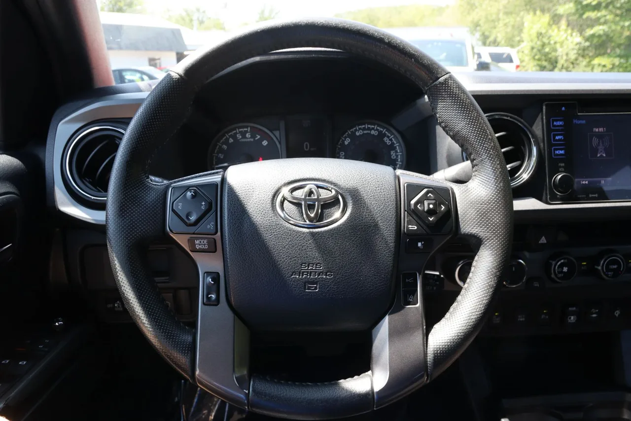 2018 Toyota Tacoma Double Cab TRD Sport Pickup 4D 5 ft in red — photo 22 of 36