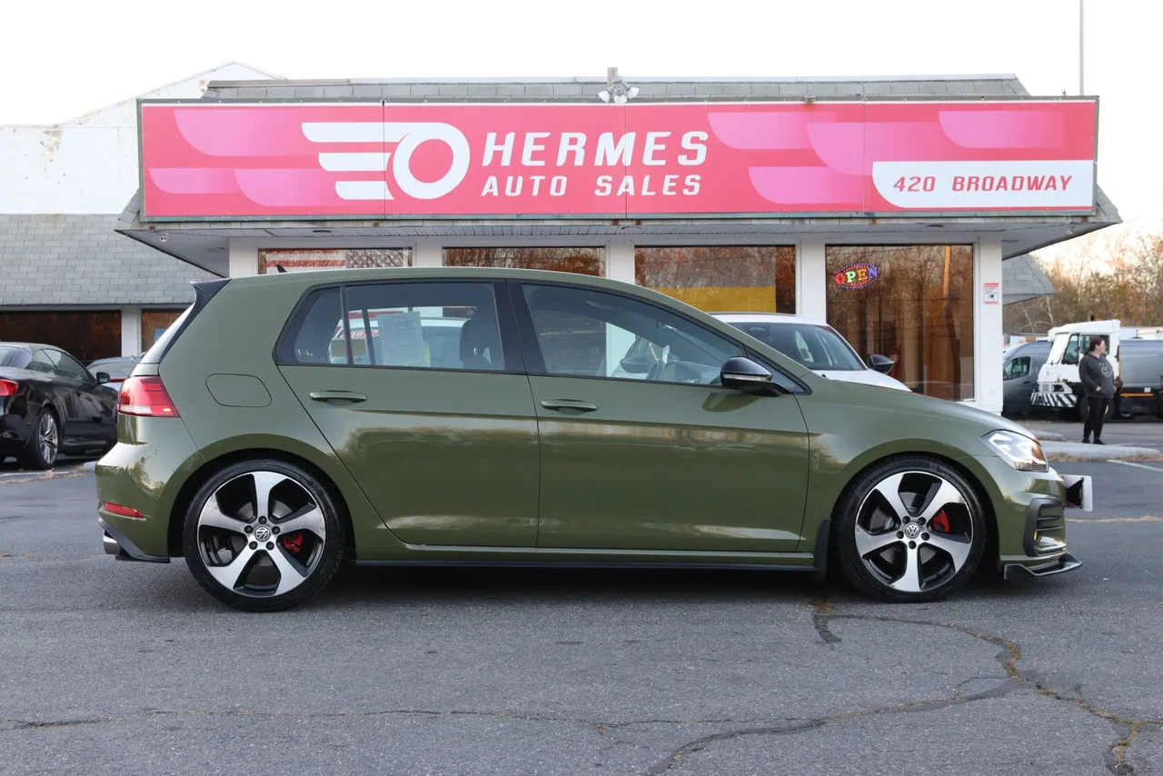 2018 Volkswagen Golf GTI S Hatchback Sedan 4D in green — photo 7 of 41