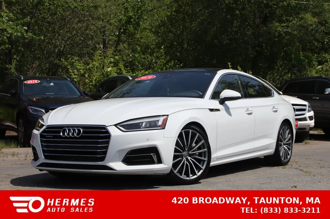 2019 Audi A5 Premium Plus Sedan 4D in white — photo 1 of 34
