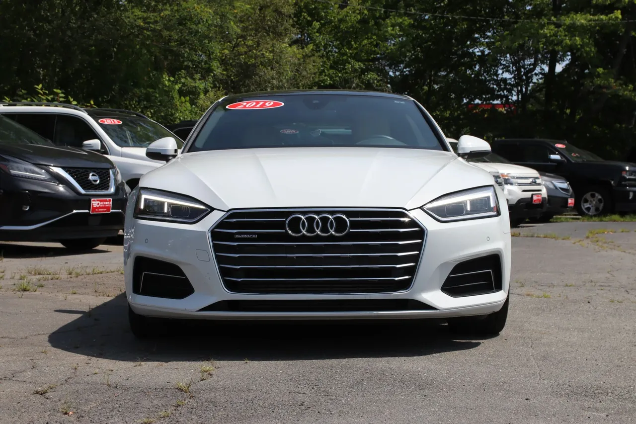2019 Audi A5 Premium Plus Sedan 4D in white — photo 2 of 34