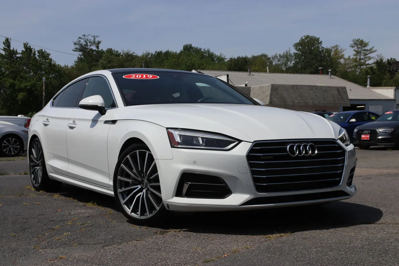 2019 Audi A5 Premium Plus Sedan 4D in white — photo 3 of 34