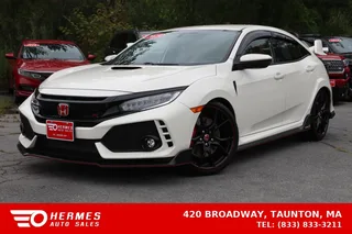 2019 Honda Civic Type R Touring Hatchback Sedan 4D in white — used car for sale in Taunton, MA
