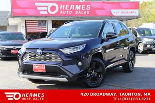 2019 Toyota RAV4 Hybrid XSE Sport Utility 4D in blue — used car for sale in Taunton, MA