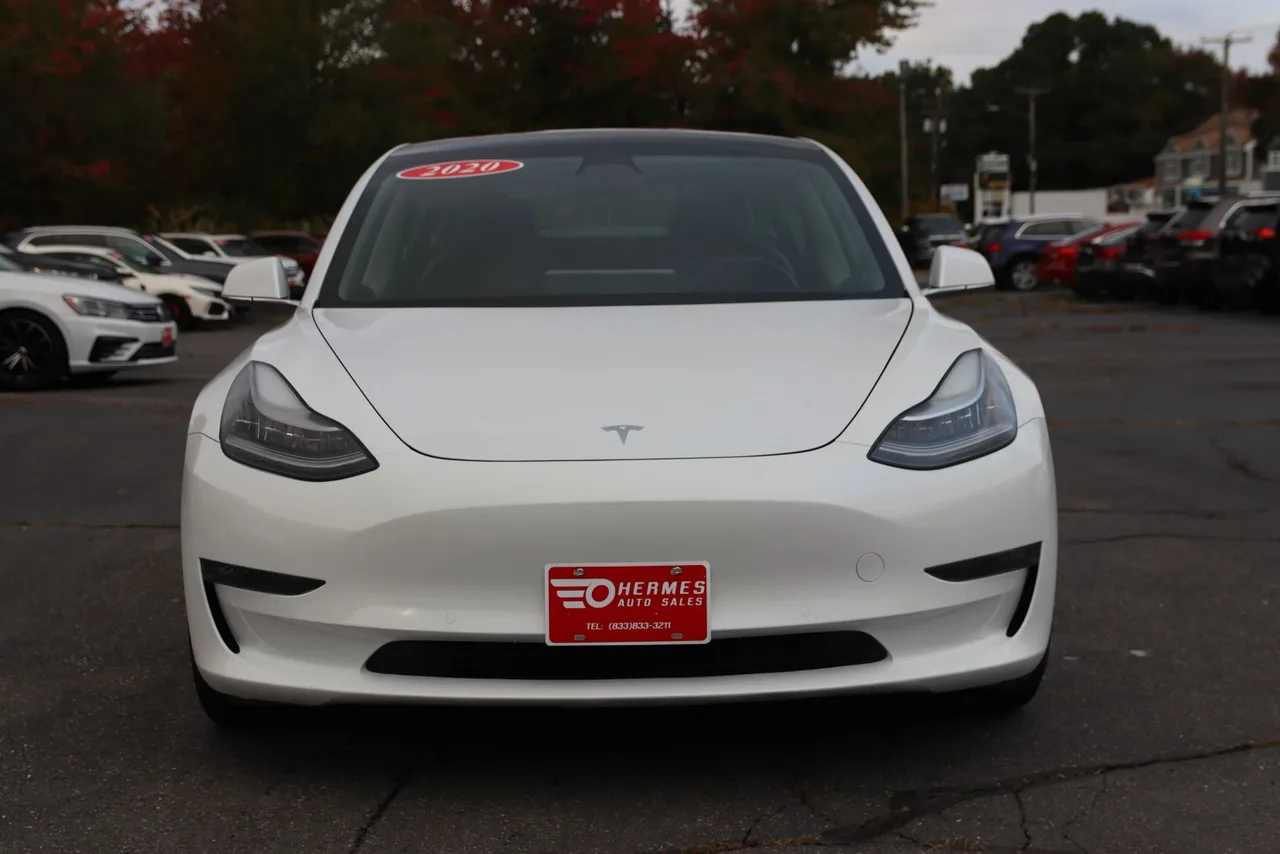 2020 Tesla Model 3 Long Range Sedan 4D in white — photo 2 of 33